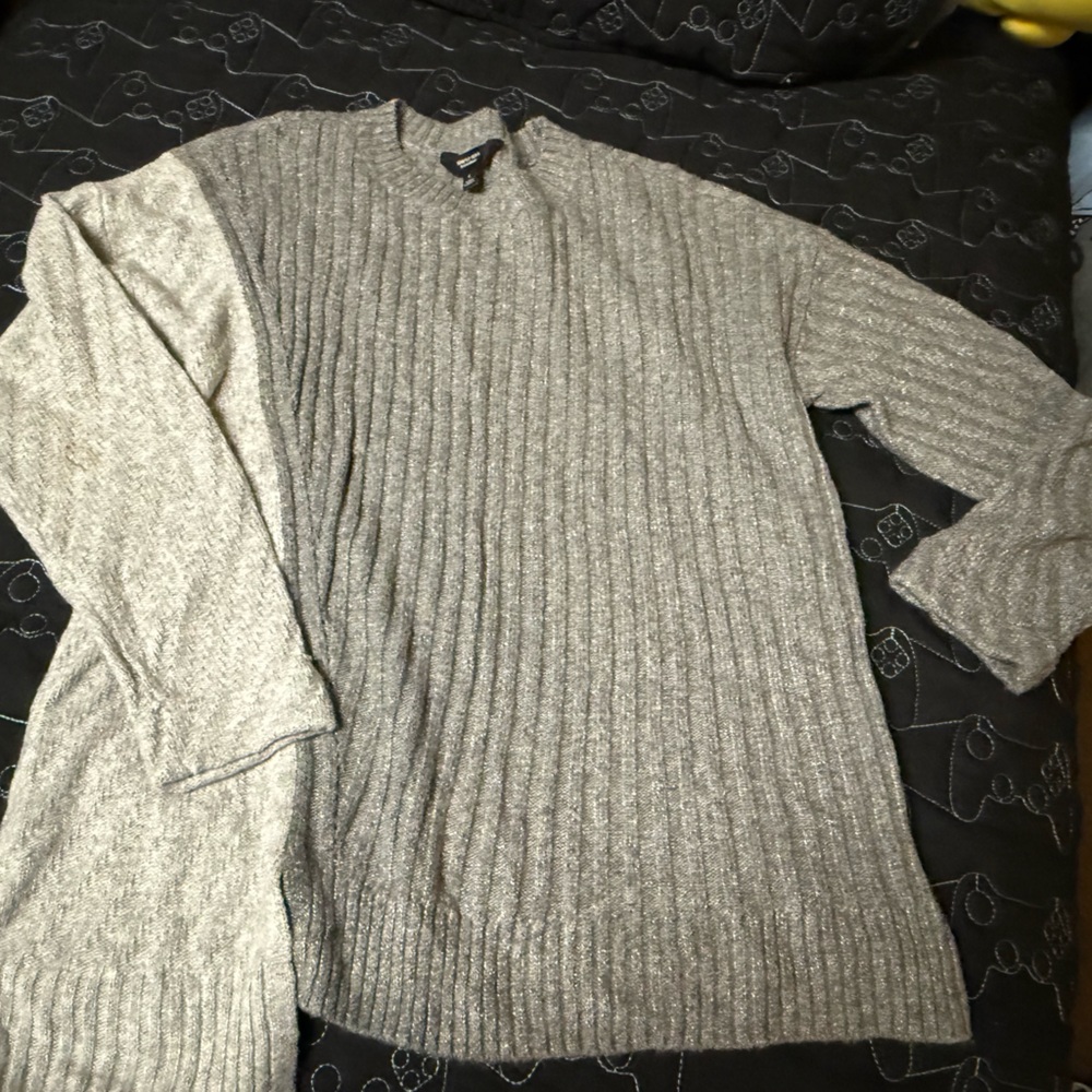 Simply Vera Vera Wang Gray Knit Sweater